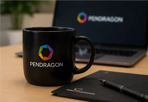Pendragon branded office merchandise